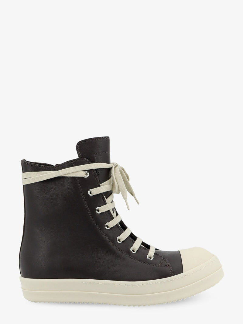 Rick Owens Rick Owens Leather Sneakers - World Class Fashion