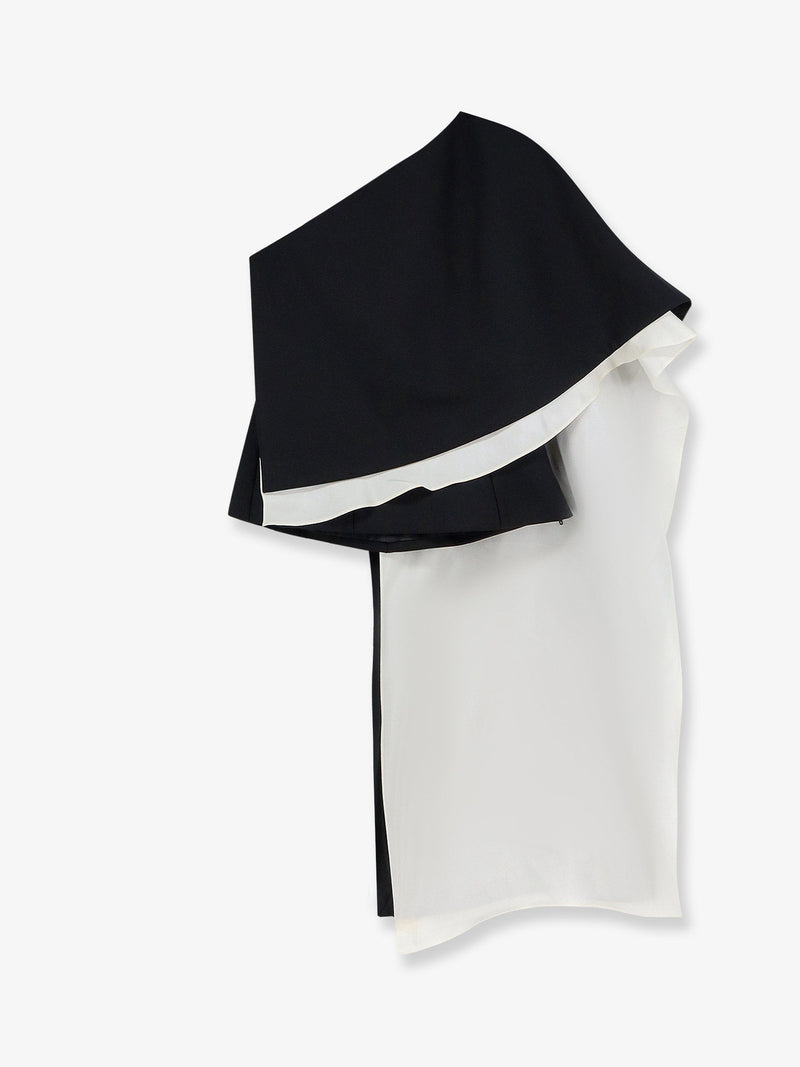 Rohe Rohe Wool Blend Top With Silk Inserts - World Class Fashion