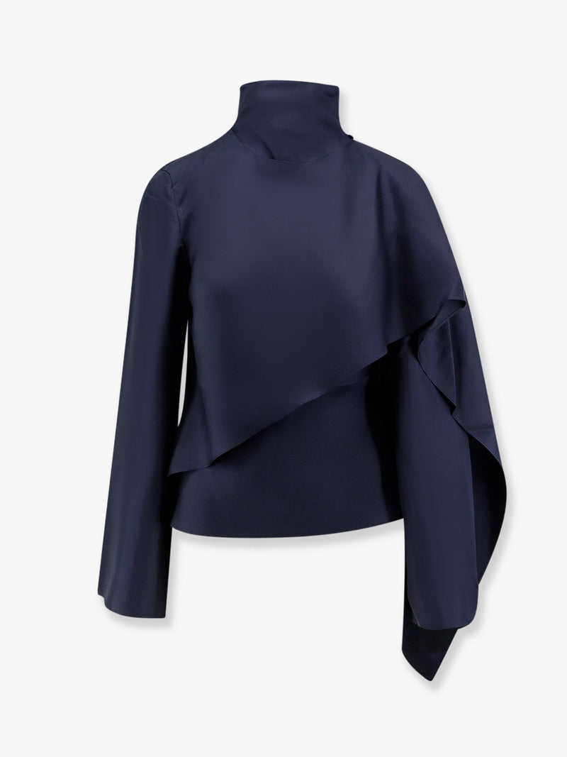 Rohe Rohe Foulard Silk Shirt Blue - World Class Fashion