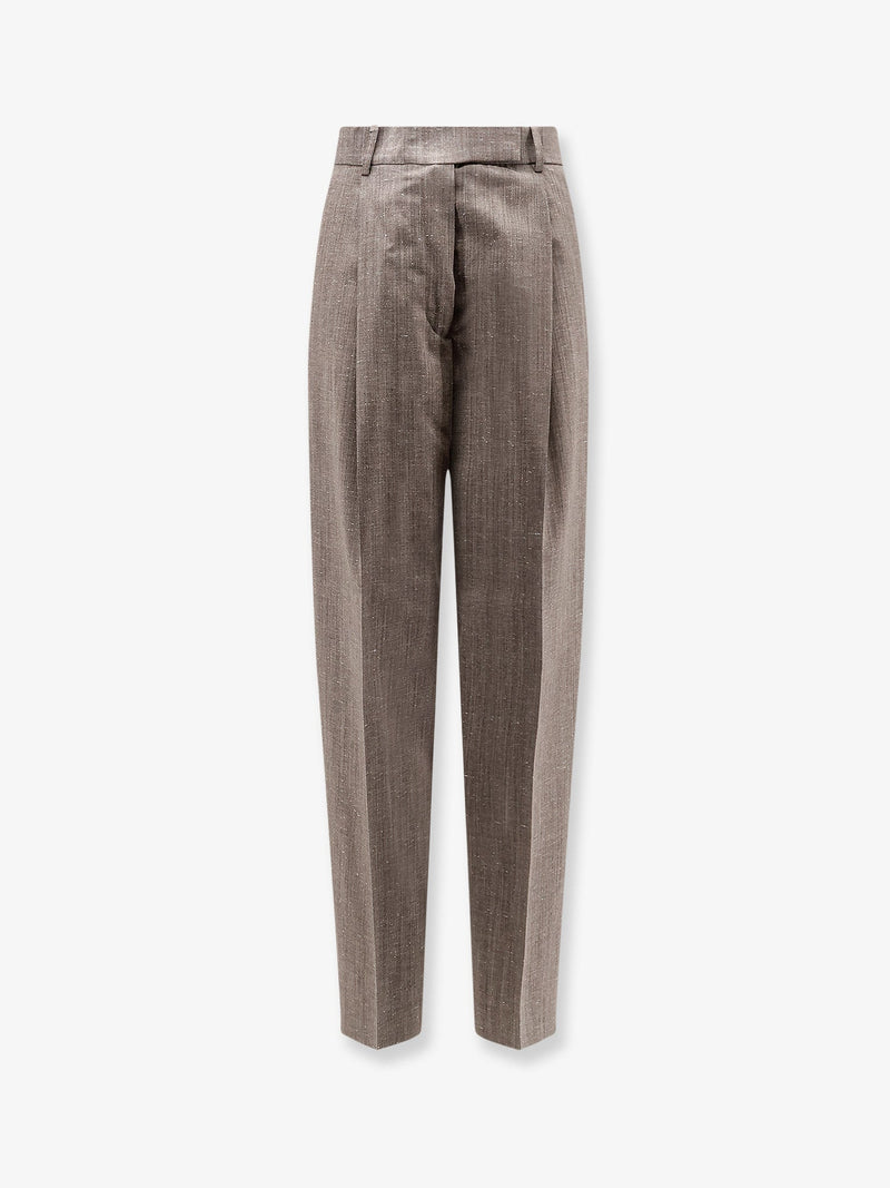 Rohe Rohe Mélange Wool And Viscose Trousers - World Class Fashion
