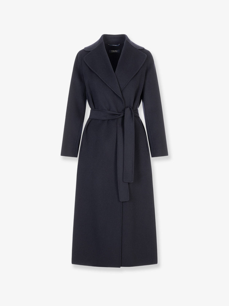 'S Max Mara 'S Max Mara Smmanna Virgin Wool Coat Blue - World Class Fashion