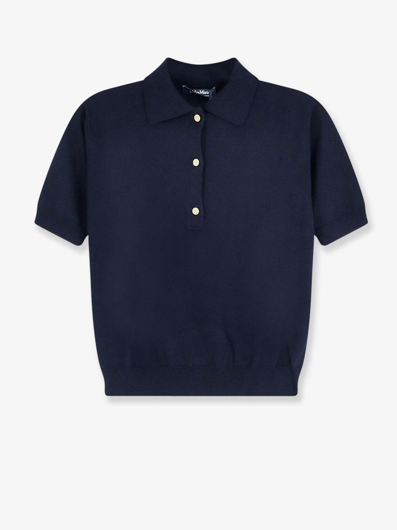 'S Max Mara 'S Max Mara Smmpomposa Polo Shirt Blue - World Class Fashion