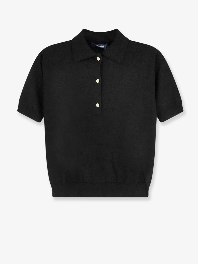 'S Max Mara 'S Max Mara Smmpomposa Polo Shirt Black - World Class Fashion