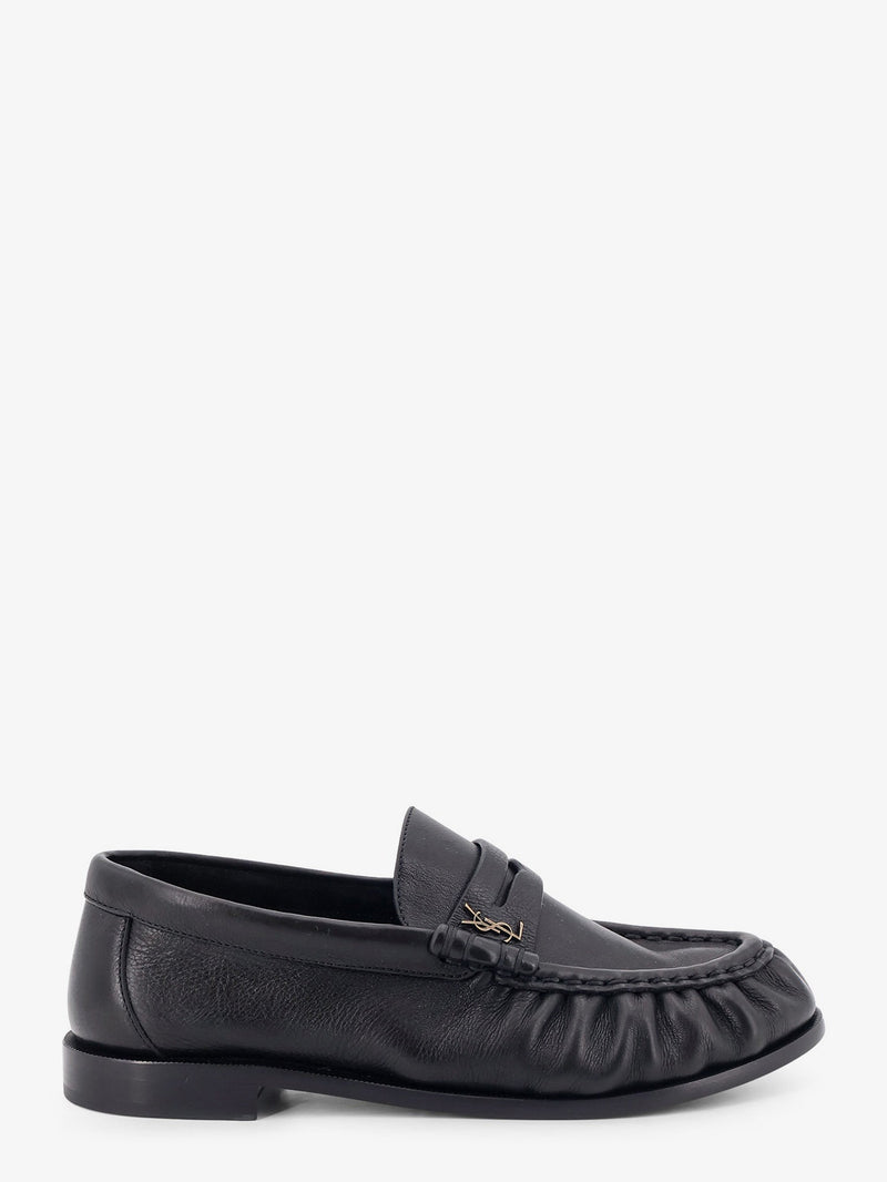 Saint Laurent Saint Laurent Le Loafer 15 Leather Loafers Black - World Class Fashion