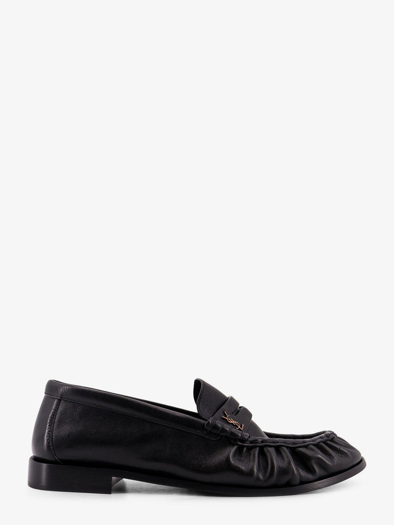 Saint Laurent Saint Laurent Le Loafer 15 Leather Loafers Black - World Class Fashion