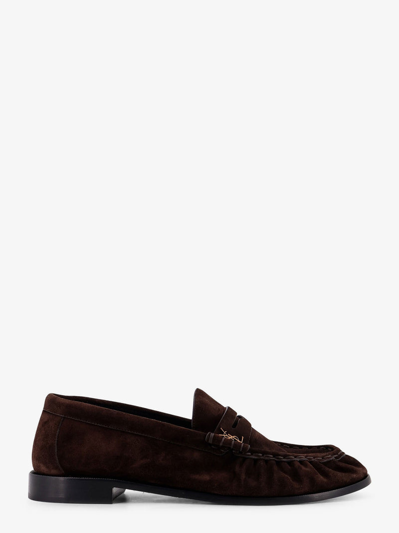 Saint Laurent Saint Laurent Le Loafer 15 Suede Loafers Brown - World Class Fashion