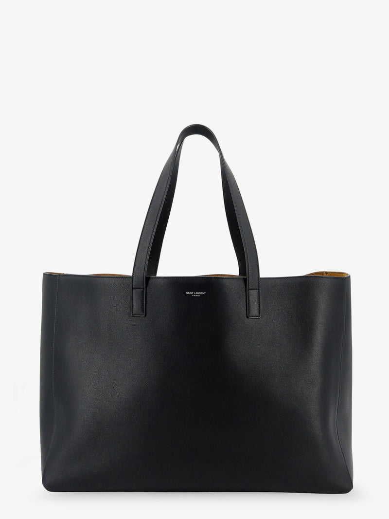 Saint Laurent Saint Laurent Leather Shopping Bag Black Men - World Class Fashion