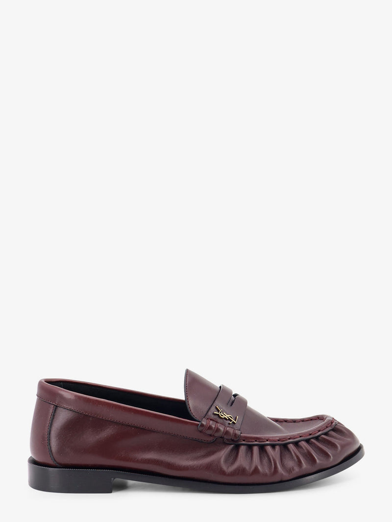Saint Laurent Saint Laurent Le Loafer 15 Leather Loafers Purple - World Class Fashion