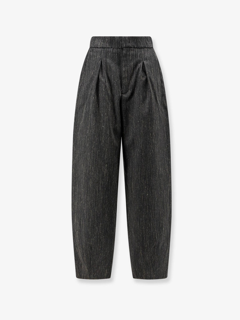 Soeur Soeur Baptiste Wool Blend Trousers Black - World Class Fashion