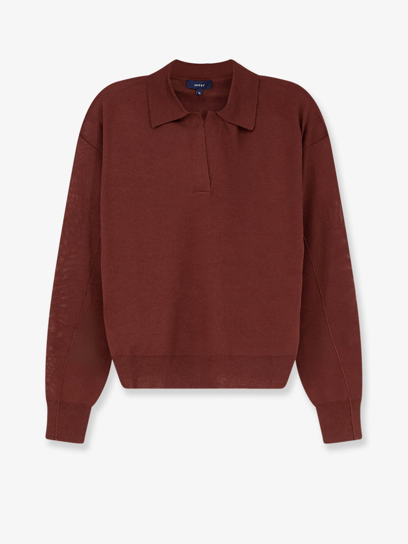 Soeur Soeur Fleming Merino Wool Sweater Brown - World Class Fashion