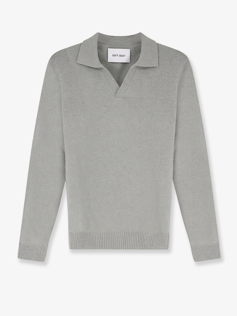 Soft Goat Soft Goat Cashmere Sweater Grey Sage Men - World Class Fashion
