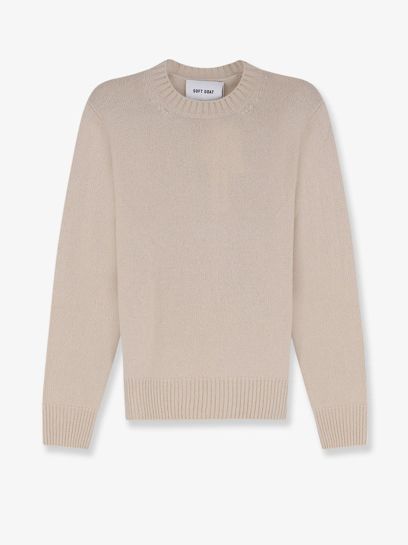 Soft Goat Soft Goat Cashmere Sweater Beige Men - World Class Fashion