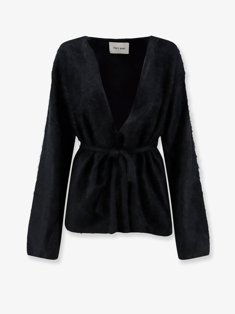 Soft Goat Soft Goat Cashmere Cardigan Black Women - World Class Fashion