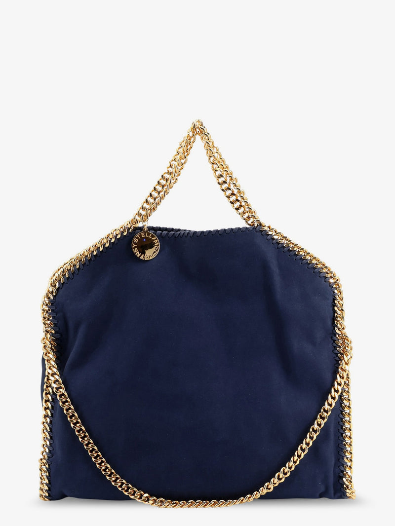Stella Mccartney Stella McCartney Falabella Alter Suede Shoulder Bag Blue - World Class Fashion