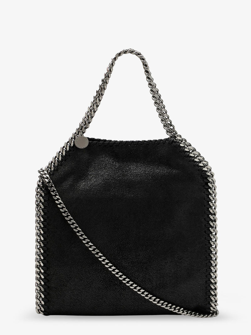 Stella Mccartney Stella McCartney Falabella Eco Shaggy Deer Mini Crossbody Bag Black - World Class Fashion