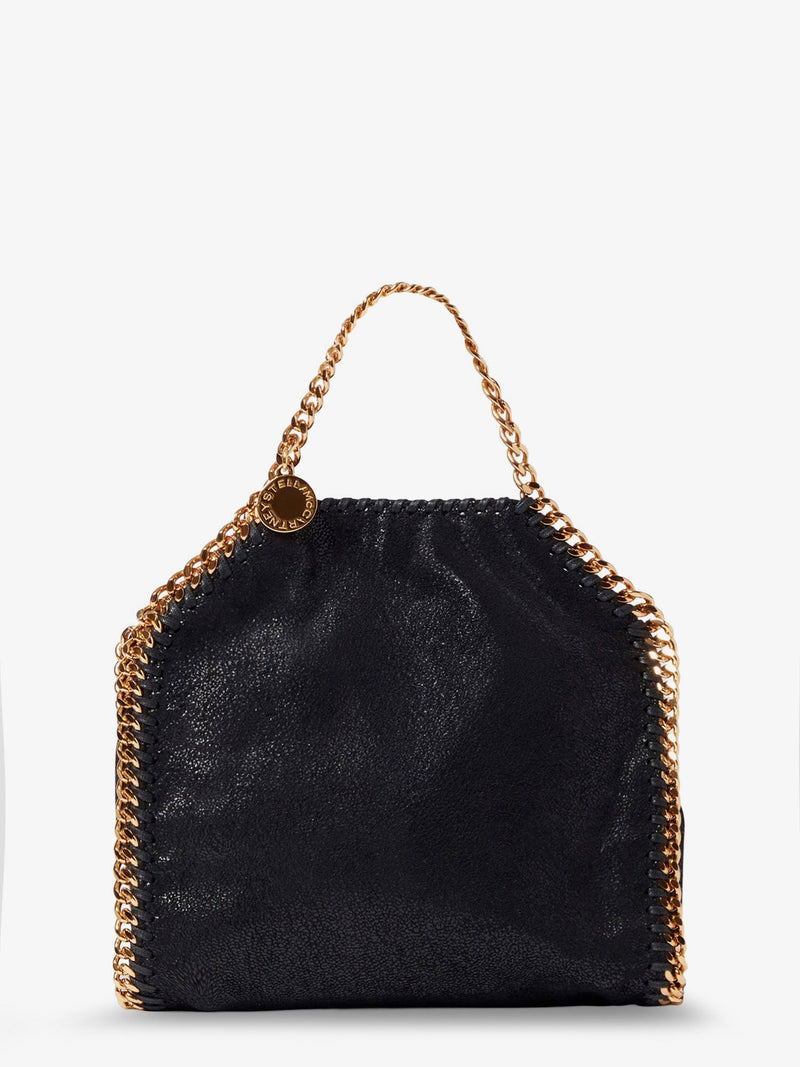 Stella Mccartney Stella McCartney Shaggy Deer Falabella Tiny Bag Black - World Class Fashion