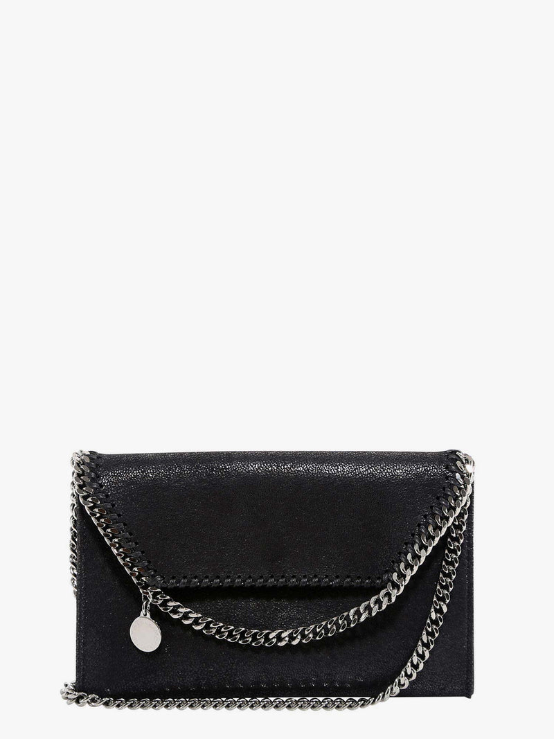 Stella Mccartney Stella McCartney Falabella Shaggy Deer Crossbody Bag Black - World Class Fashion