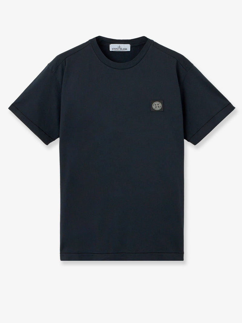 Stone Island Stone Island Cotton T-Shirt Blue Men - World Class Fashion