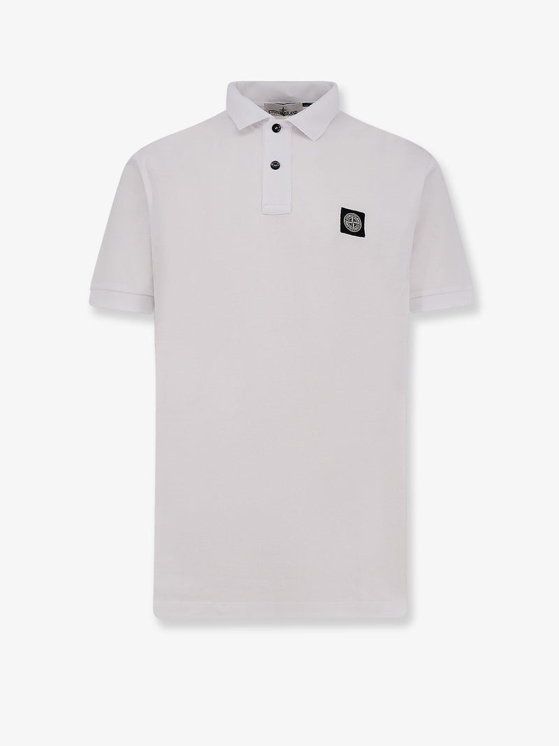Stone Island Stone Island Cotton Polo Shirt White Men - World Class Fashion