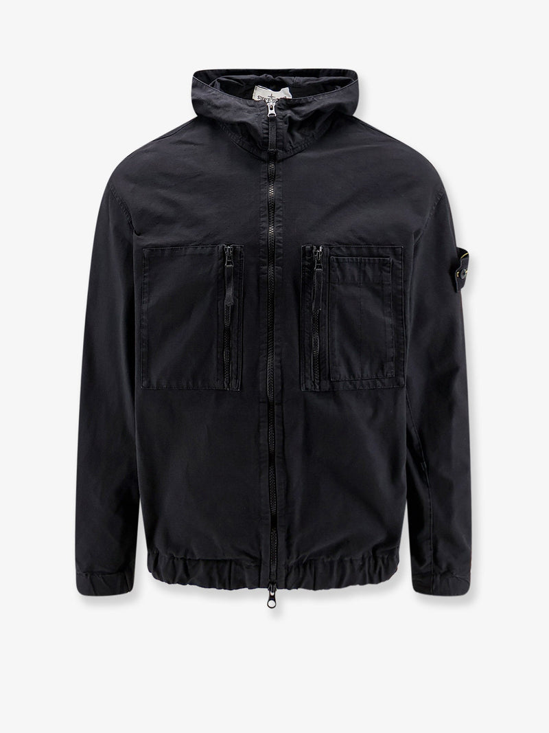 Stone Island Stone Island Hooded Organic Cotton Jacket - World Class Fashion
