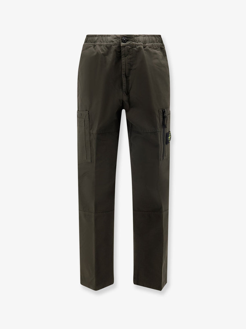 Stone Island Stone Island Organic Cotton Trousers Green - World Class Fashion