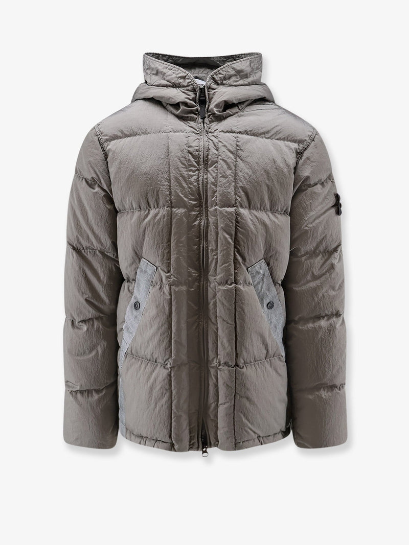 Stone Island Stone Island Nylon Metal Down Jacket Grey - World Class Fashion
