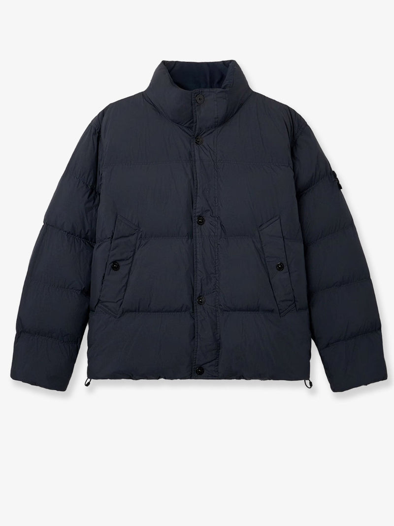 Stone Island Stone Island Garment Dyed Crinkle Reps Ny Down Jacket Blue - World Class Fashion