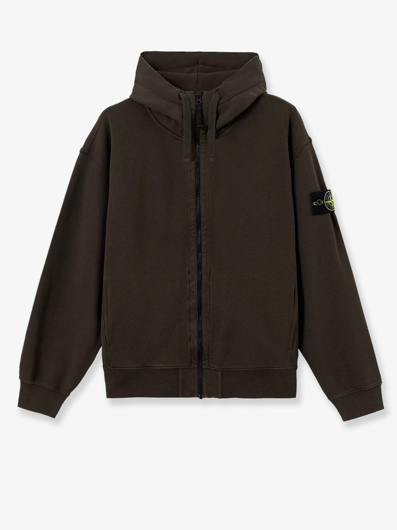 Stone Island Stone Island Oversized Organic Cotton Hoodie Green - World Class Fashion