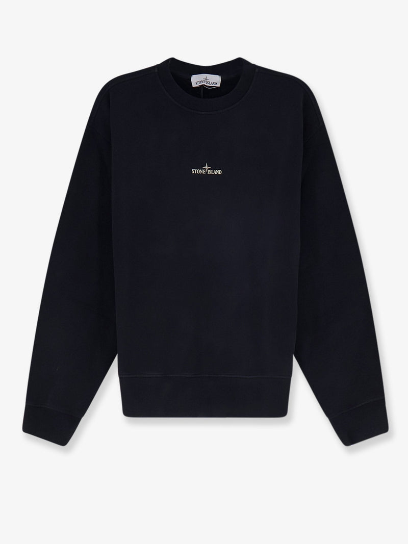 Stone Island Stone Island Organic Cotton Sweatshirt Black Men - World Class Fashion