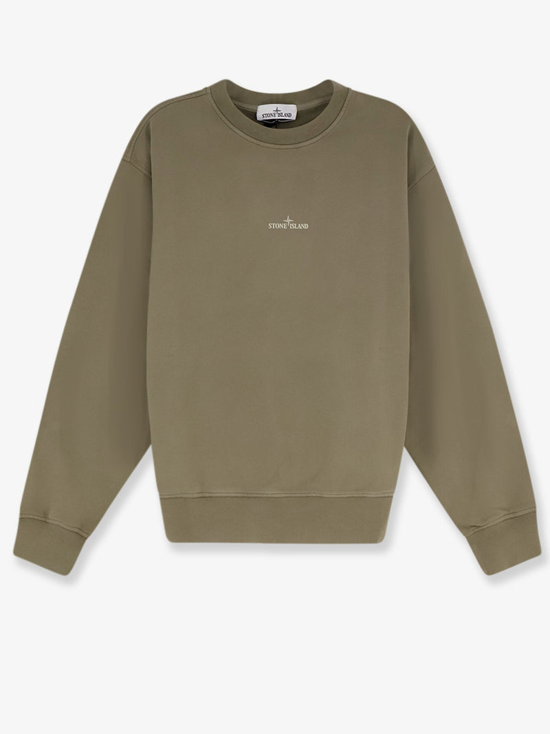 Stone Island Stone Island Organic Cotton Sweatshirt Green Men - World Class Fashion
