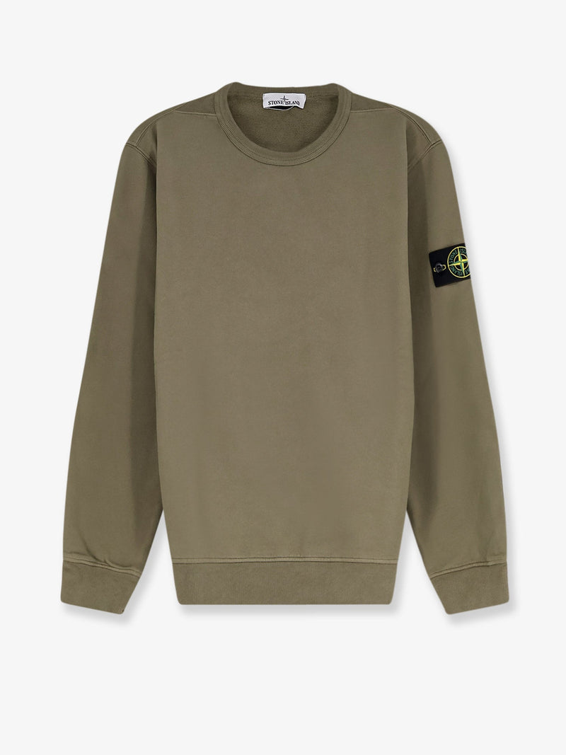 Stone Island Stone Island Organic Cotton Sweatshirt Green - World Class Fashion