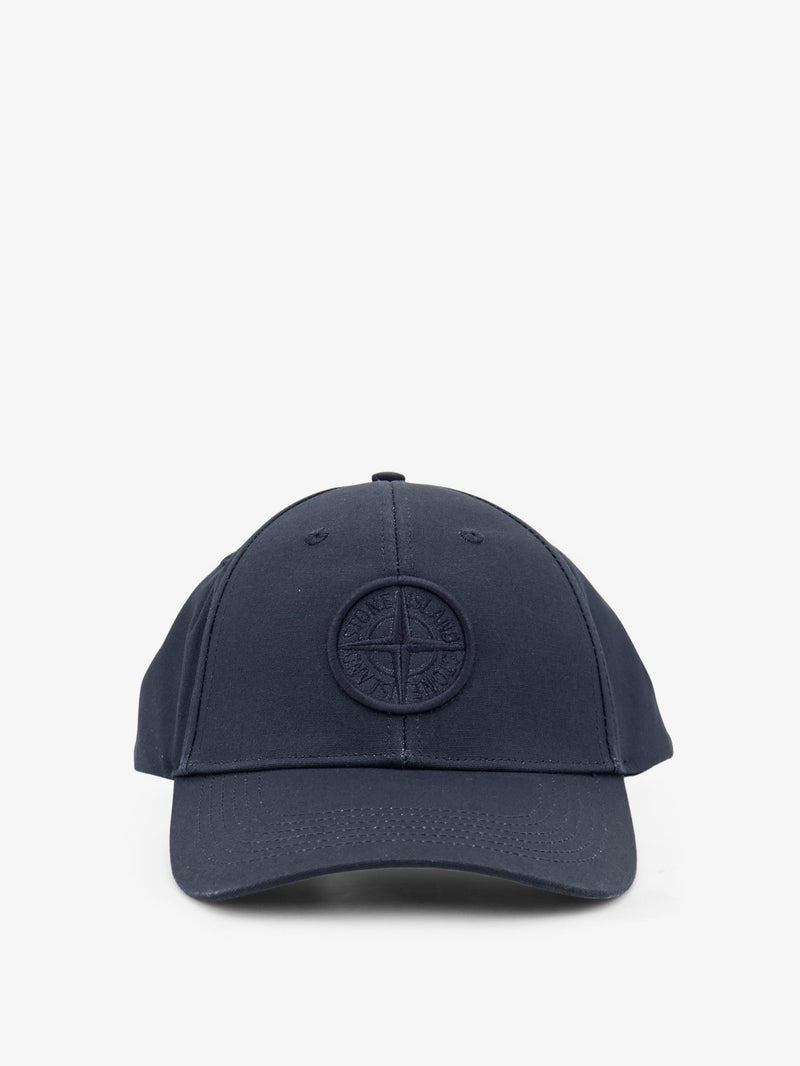 Stone Island Stone Island Cotton Hat With Logo On The Front - World Class Fashion