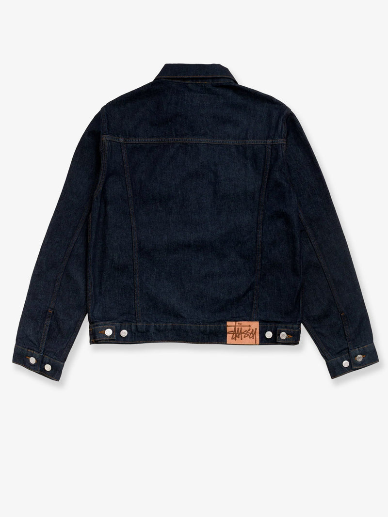 Stussy Stussy Trucker Denim Cotton Jacket Blue - World Class Fashion