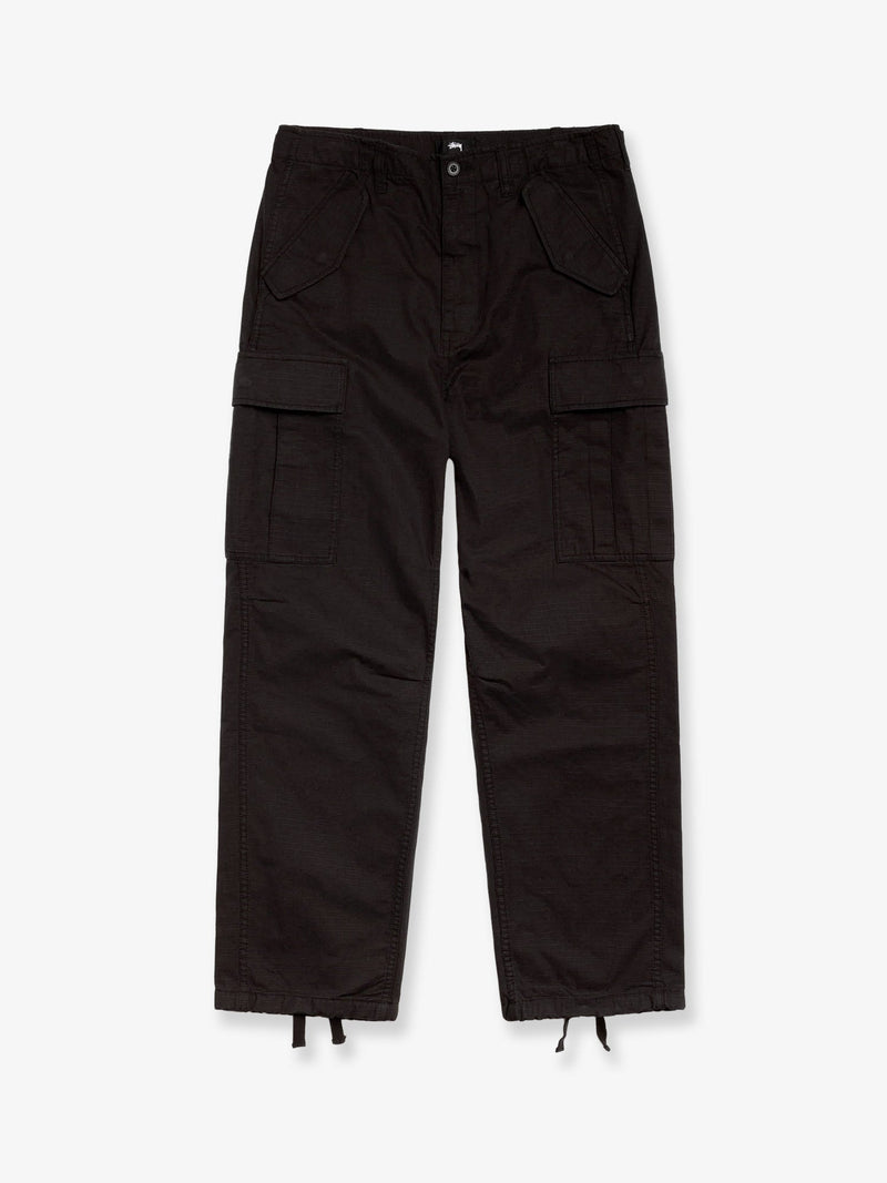 Stussy Stussy Relaxed-Fit Cargo Trousers Black Men - World Class Fashion