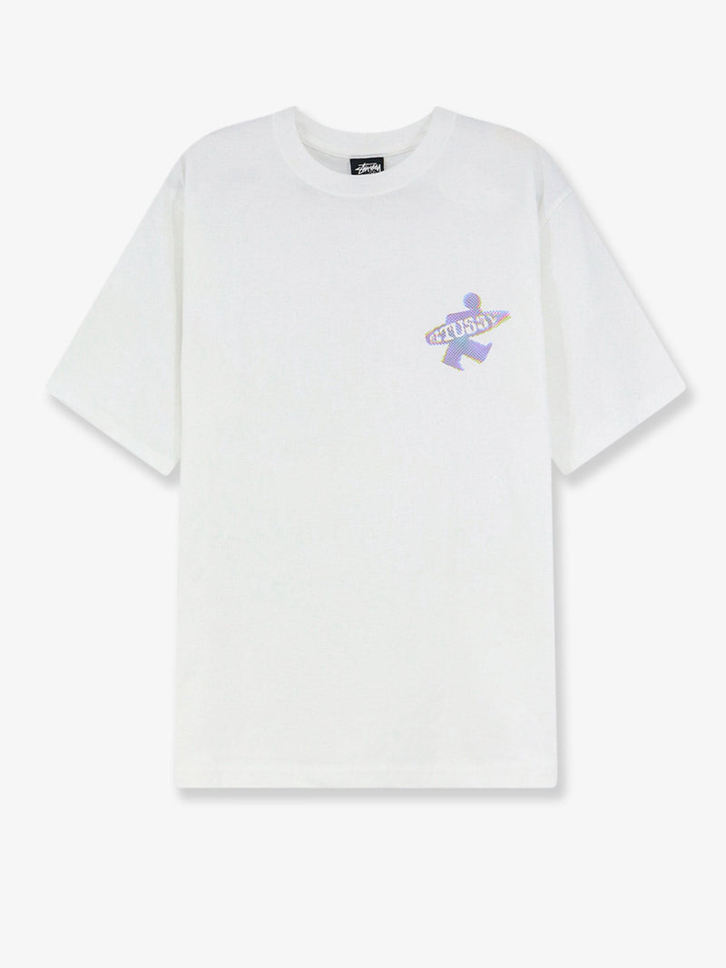 Stussy Stussy Dot Surf Cotton T-Shirt White - World Class Fashion