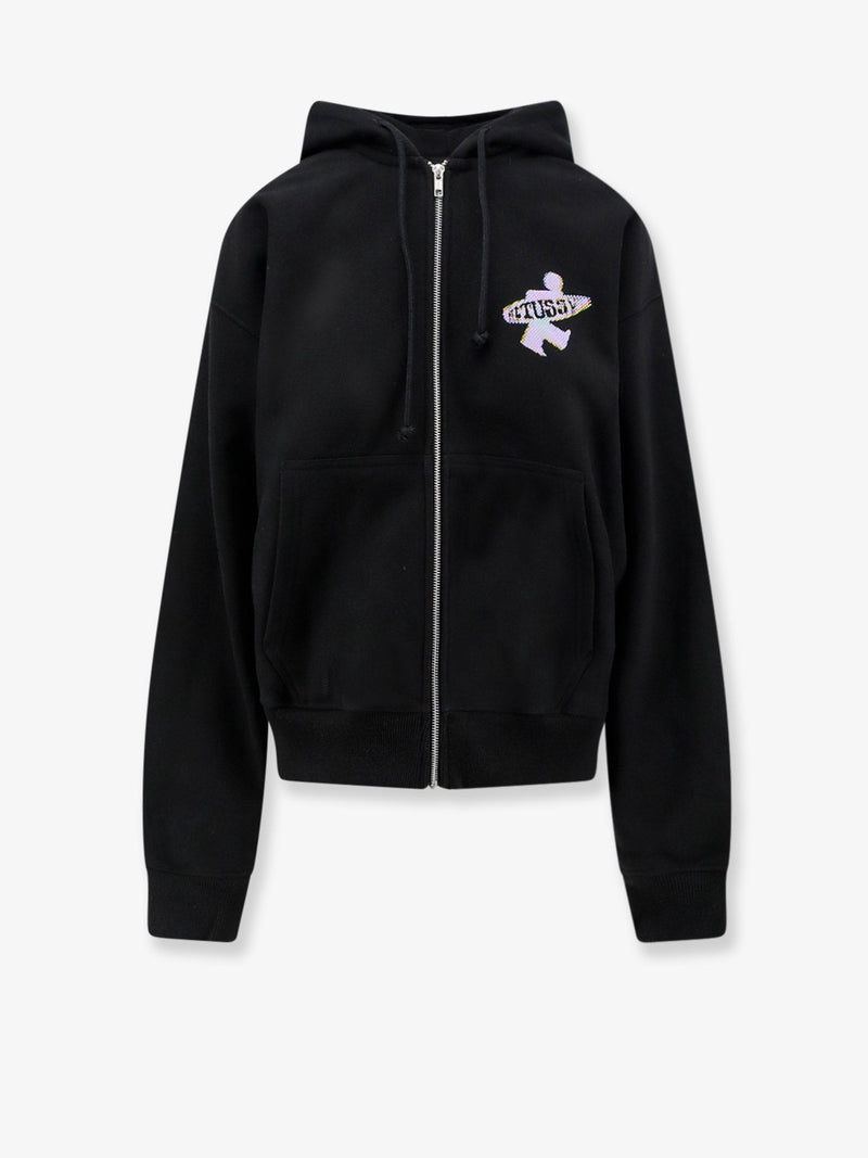 Stussy Stussy Cotton Blend Sweatshirt With Maxi Back Print - World Class Fashion