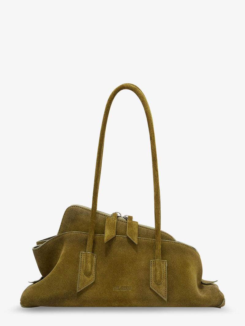 The Attico The Attico La Passeggiata Small Suede Shoulder Bag - World Class Fashion
