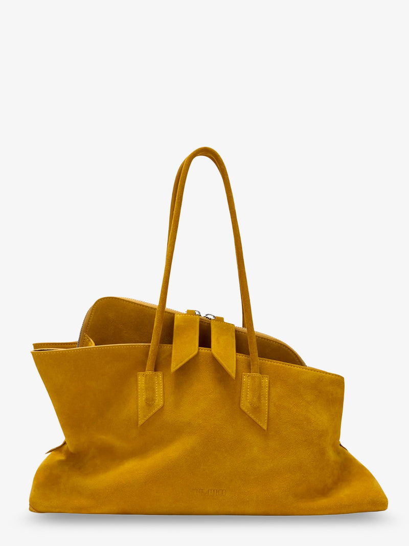 The Attico The Attico La Passeggiata Suede Shoulder Bag - World Class Fashion