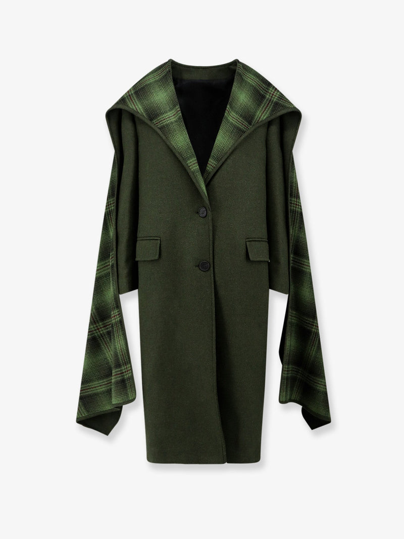 The Attico The Attico Wool Blend Coat - World Class Fashion