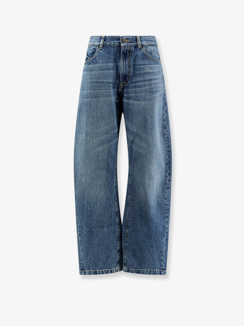 The Attico The Attico Blue Denim Jeans - World Class Fashion