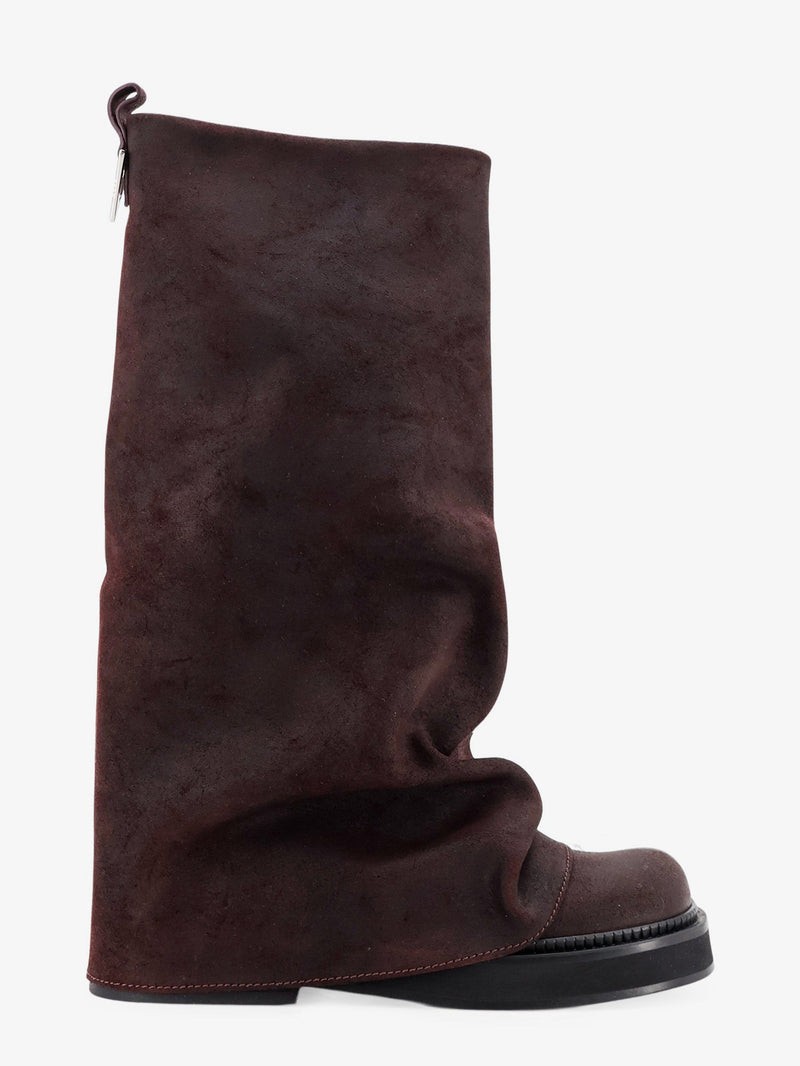 The Attico The Attico Robin Suede Boots Purple - World Class Fashion