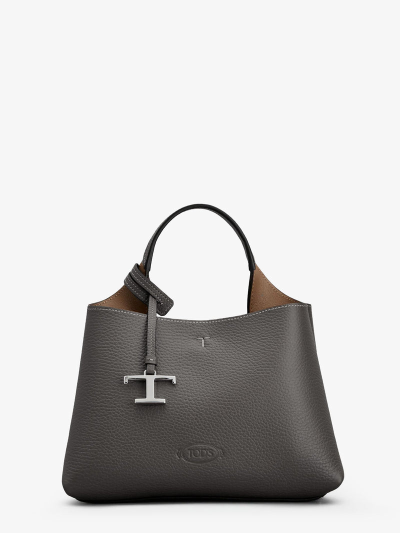 Tod’s Tod's Leather Crossbody Bag Grey Women - World Class Fashion