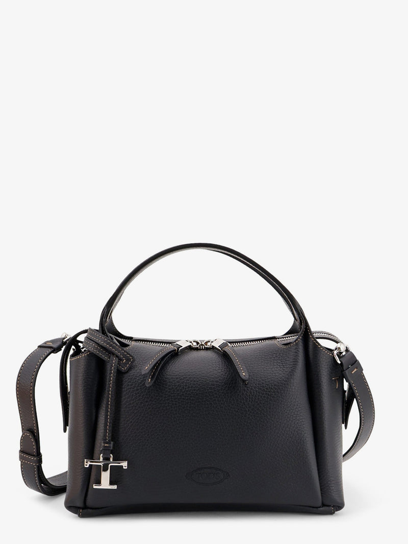 Tod’s Tod's Apa Leather Crossbody Bag Black - World Class Fashion