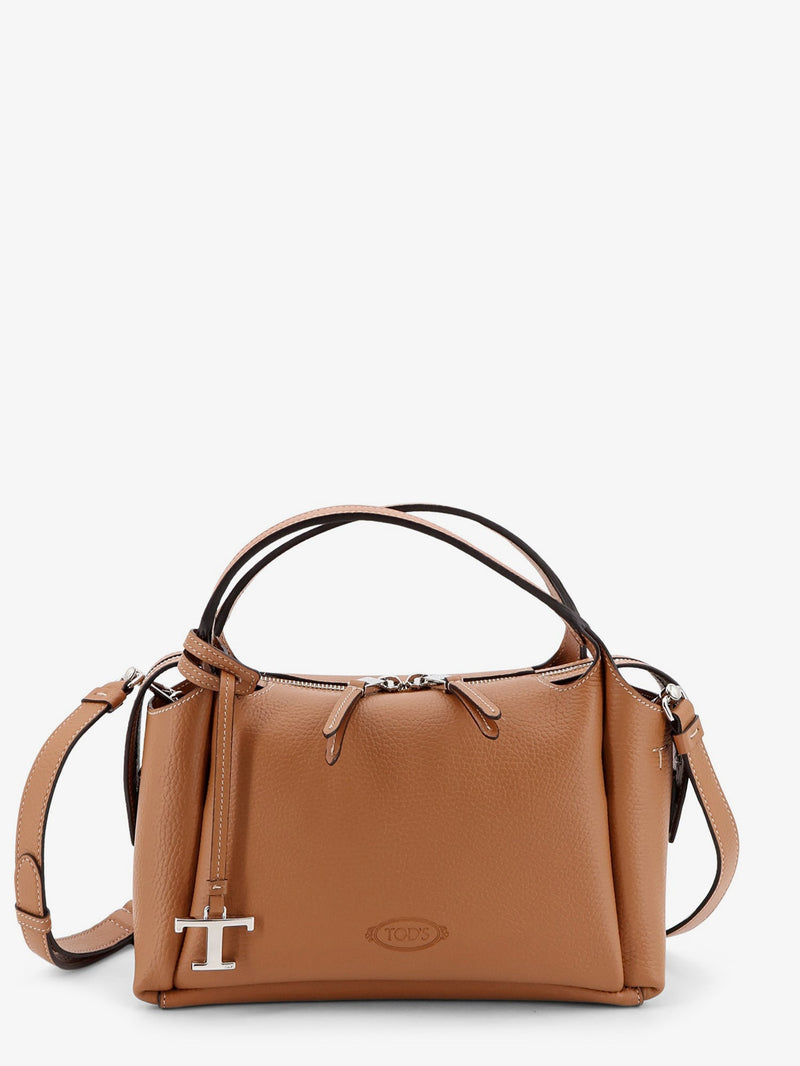 Tod’s Tod's Apa Leather Crossbody Bag Brown - World Class Fashion