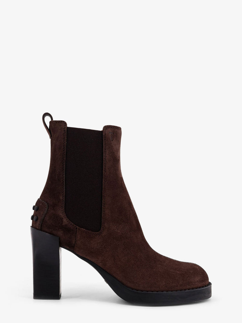 Tod’s Tod's Suede Ankle Boots Brown Women - World Class Fashion