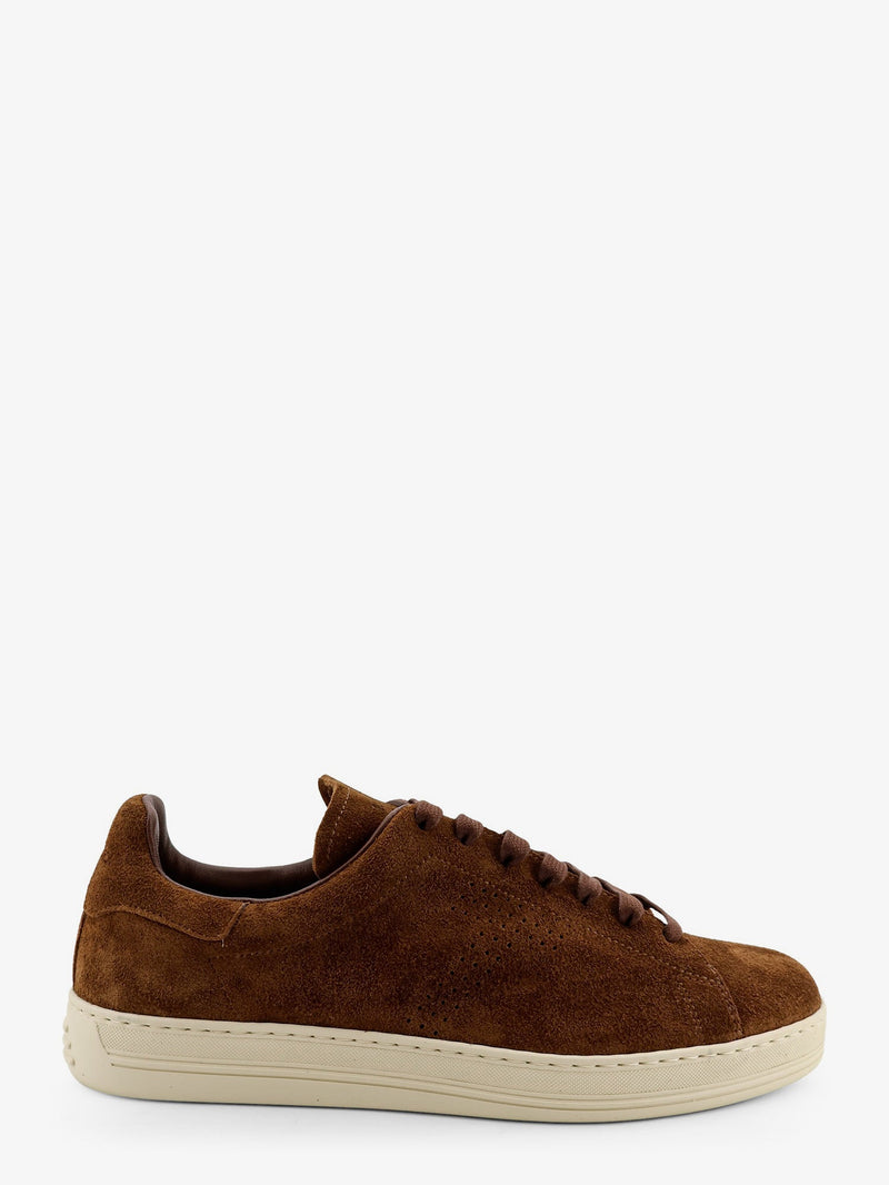 Tom Ford Tom Ford Warwick Suede Sneakers Beige - World Class Fashion