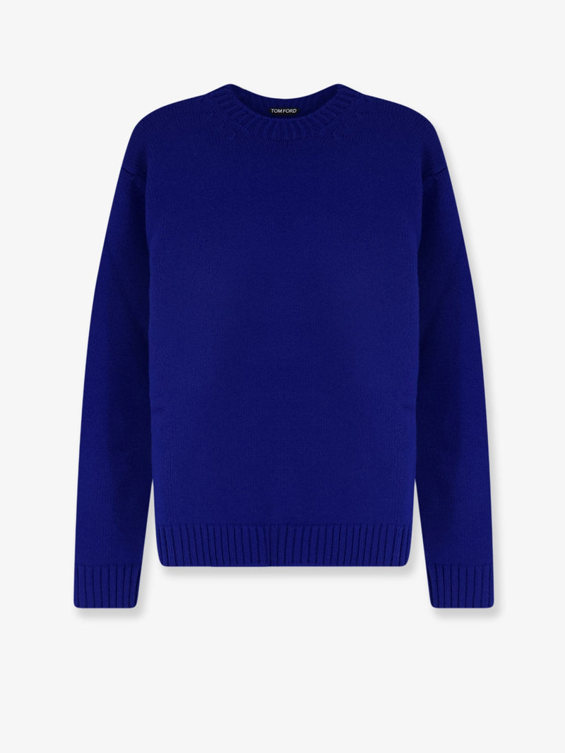 Tom Ford Tom Ford Virgin Wool Cashmere Sweater Blue - World Class Fashion