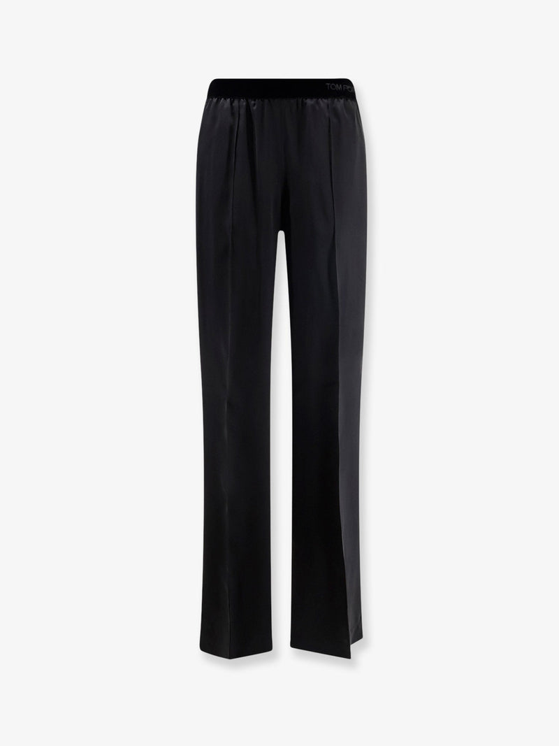Tom Ford Tom Ford Satin Trousers Black Women - World Class Fashion