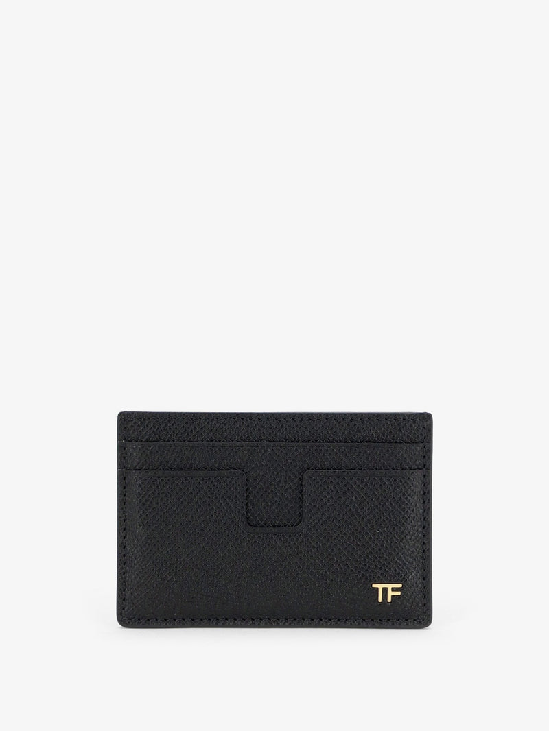 Tom Ford Tom Ford Leather Card Holder Black Men - World Class Fashion