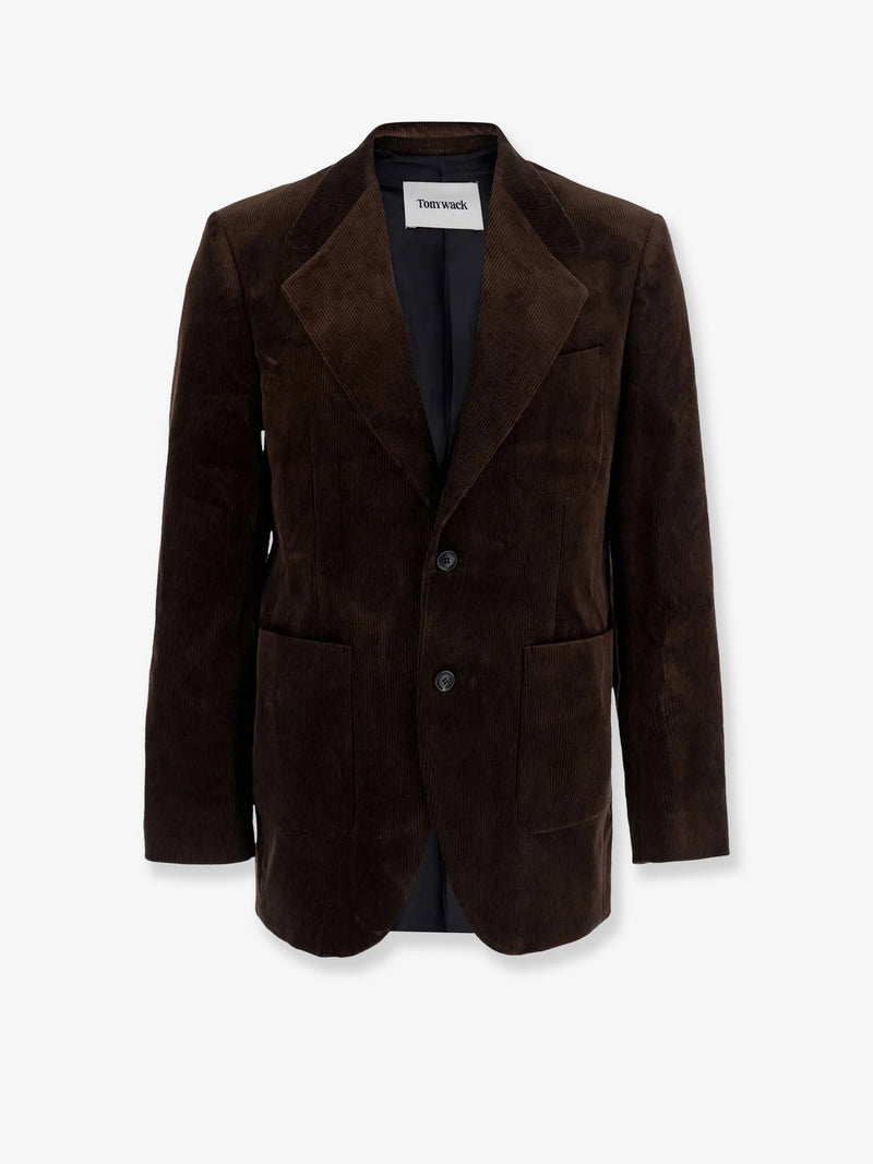 Tonywack Tonywack Tailored Corduroy Blazer Deep Brown - World Class Fashion